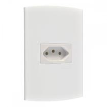 Conjunto Peesa Alfa 1545 1Tomada 20A Branco