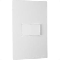 Conjunto Peesa Una Max 1702B 1 Interruptor Paralelo Branco