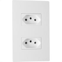 Conjunto Peesa Una Max 1747 2Tomada 2P+T 20A Branco Conjunto Peesa Una Max 1747 2Tomada 2P+T 20A Branco