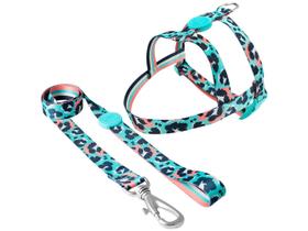 Conjunto peitoral e guia tamanho gg verde savana toh dog Conjunto peitoral e guia tamanho gg verde savana toh dog