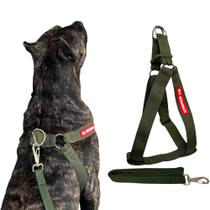 Conjunto Peitoral Prático com Guia para Cachorro - Tamanho GG