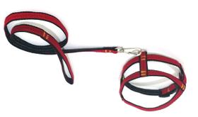 Conjunto Peitoral Veludo Liso Vermelho Com Preto Tamanho 02 Conjunto Peitoral Veludo Liso Vermelho Com Preto Tamanho 02