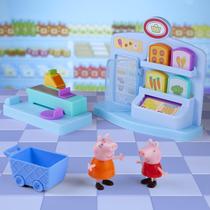 Conjunto Peppa Pig Supermercado Com 2 Figuras e Acessórios - Hasbro