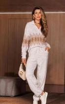 Conjunto Perfil Mousse Vera Tricot - Off White