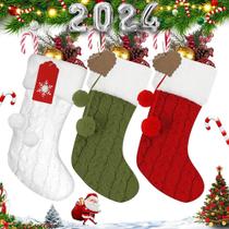Conjunto personalizado de meias de Natal RFAQK de 3 com 50 etiquetas