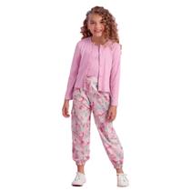 Conjunto Petit Cherie Inverno Trio Royale Blush Rosa