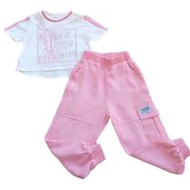 Conjunto Petit Cherie Pretty Girls Com Calça Jogger Inverno
