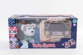 Conjunto - Pets Home pelucia - Branco e cinza TERRACO Conjunto - Pets Home pelucia - Branco e cinza TERRACO