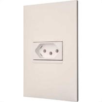 Conjunto Pial Plus+ 4X2 Branco Com Placa(1Tomada 10A) 615080Bc Conjunto Pial Plus+ 4X2 Branco Com Placa(1Tomada 10A) 615080Bc