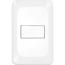 Conjunto Pial Pop 4X2 Branco Com Placa (1Simples) Lgx010 Conjunto Pial Pop 4X2 Branco Com Placa (1Simples) Lgx010