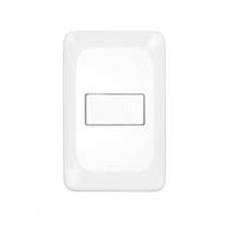 Conjunto Pial Pop 4X2 Branco Com Placa (1Tomada 20A) Lgx03020