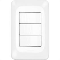 Conjunto Pial Pop 4X2 Branco Com Placa (3Paralelo) Lgx222 Conjunto Pial Pop 4X2 Branco Com Placa (3Paralelo) Lgx222