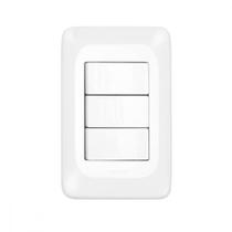 Conjunto Pial Pop 4X2 Branco Com Placa (3Paralelo) Lgx222 Conjunto Pial Pop 4X2 Branco Com Placa (3Paralelo) Lgx222