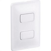 Conjunto Pial Zeffia Branco Modulo Com Placa 2 Simples - 680101