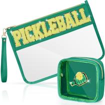 Conjunto Pickleball BuyCard, bolsa de maquiagem cosmética, 2 peças para mulheres