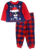 Conjunto Pijama 2 Peças Manga Longa Calça Flanelada