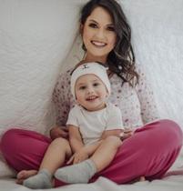 Conjunto Pijama Amamentação Blusa Manga Longa e Calça
