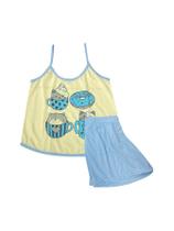 Conjunto Pijama Baby Dool Verão Feminino Estampado