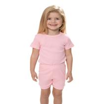 Conjunto Pijama Body e Short Rosa - Izitex Conjunto Pijama Body e Short Rosa - Izitex