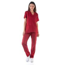 Conjunto Pijama Cirúrgico Plus Size Scrub Enfermagem Uniforme Hospitalar Enfermeira Várias Cores Ph - S