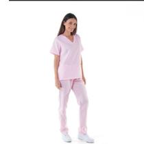 Conjunto Pijama Cirúrgico Scrub Enfermagem Uniforme Hospitalar Enfermeira Várias Cores Ph - S