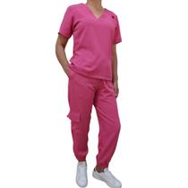 Conjunto Pijama Cirúrgico Scrub Feminino Confort