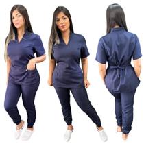 Conjunto pijama cirúrgico scrub jogger linha luxo