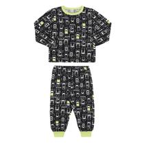 Conjunto Pijama Cotton Infantil Bip Bip Preto Alakazoo