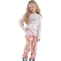 Conjunto Pijama de Plush Infantil Macio Quentinho e Divertido Conjunto Pijama de Plush Infantil Macio Quentinho e Divertido