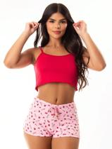 Conjunto Pijama Femenino Baby Doll Estampado VS01 . Conjunto Pijama Femenino Baby Doll Estampado VS01 .