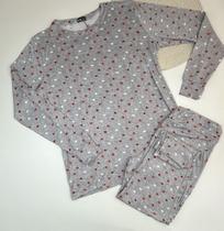Conjunto Pijama Feminino Adulto Ralu 33362 Conjunto Pijama Feminino Adulto Ralu 33362