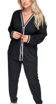 Conjunto Pijama Feminino Confortável C/ Botão - C58