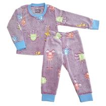 Conjunto Pijama Infantil Fleece Peluciado Inverno Quentinho - Patrulha Street