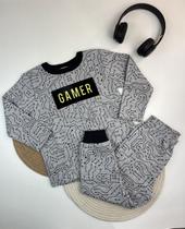 Conjunto Pijama Infantil Manga Longa Masculino Alakazoo Ref. 16109