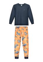 Conjunto Pijama Infantil Menino Modelli Space Dino Alakazoo