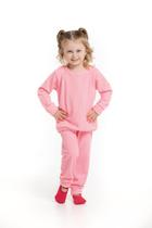 Conjunto Pijama Infantil Soft Pet Thermo - Cor de Cacau