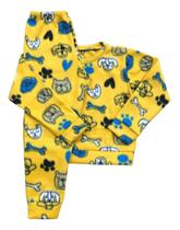 Conjunto Pijama Inverno Roupa de Frio Soft Infantil Criança Tam 8/10 - Love4Home