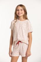 Conjunto Pijama Juvenil Menina Malha Viscolycra
