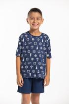 Conjunto Pijama Juvenil Menino Malha Viscolycra