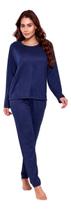 Conjunto Pijama Liz IMI Lingerie Feminino em Suede Canelado Manga Longa para Inverno Conjunto Pijama Liz IMI Lingerie Feminino em Suede Canelado Manga Longa para Inverno