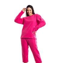 Conjunto Pijama longo feminino Soft Quentinho