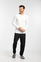 Conjunto Pijama Masculino Em Algodão Longo Estampado Conjunto Pijama Masculino Em Algodão Longo Estampado