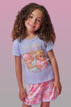 Conjunto Pijama Menina Estampa Ursinha com Strass Kukiê Conjunto Pijama Menina Estampa Ursinha com Strass Kukiê