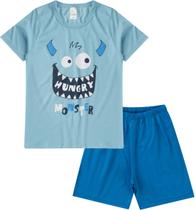 Conjunto Pijama Menino Infantil Juvenil 1 Camiseta 1 Bermuda