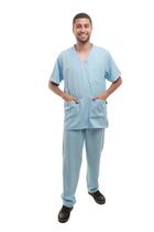 Conjunto Pijama Scrub Cirúrgico Hospitalar Unissex, Tecido não precisa passar e seca muito rápido - Carmoni Uniformes