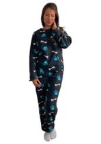 Conjunto Pijama Soft Infantil Inverno Quentinho 4 ao 8