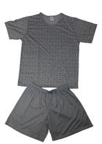 Conjunto Pijama Verão Manga Curta Masculino Adulto