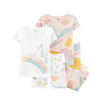 Conjunto Pijama Verão Meninas Carters Fashion KIT 4 Peças