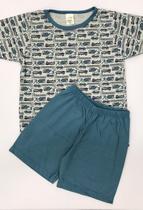 Conjunto Pijamas Estampado menino Infantil Juvenil 3 a 14 anos