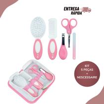Conjunto Pimpolho Bebê Kit Higiene 5 Peças Acompanha Necessaire Primeiros Cuidados do Recém Nascido Menino Menina - Conjunto Pimpolho Bebê Kit Higiene 5 Peças Acompanha Necessaire Primeiros Cuidados do Recém Nascido Menino Menina -